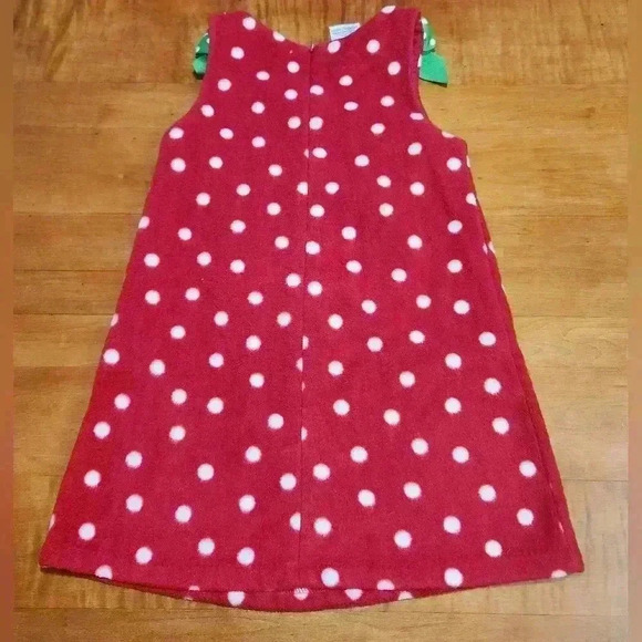 Bonnie Jean Girls Polka Dot Owl Christmas Dress Girls Size 6 - Picture 6 of 6
